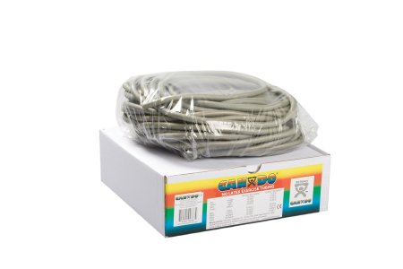 CanDoÂ¨ Exercise Resistance Tubing, Silver, 100 Foot Length, 2X-Heavy Resistance