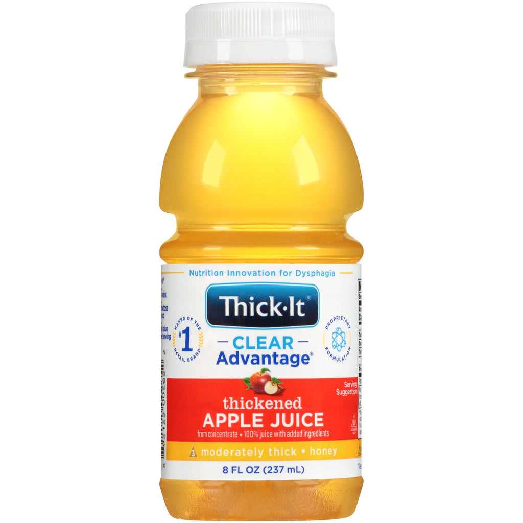 Thick-ItÂ¨ Clear AdvantageÂ¨ Honey Consistency Apple Thickened Beverage, 8 oz. Bottle