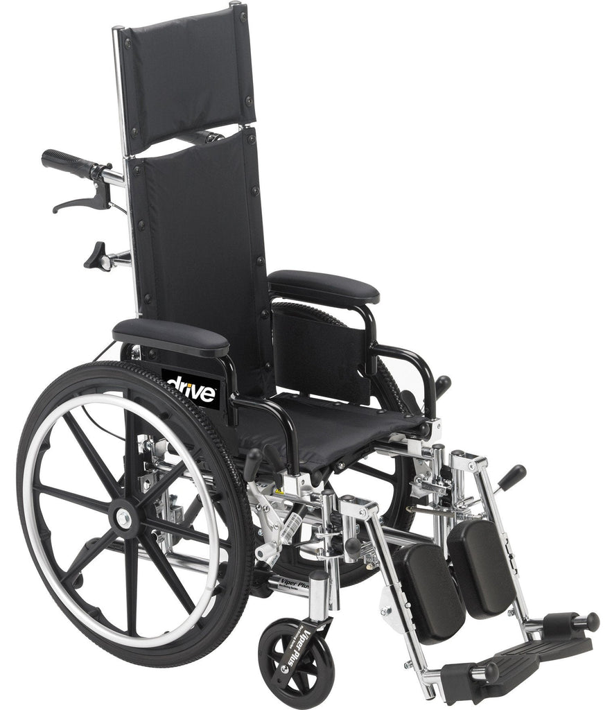 driveÂª Viper Plus Pediatric Reclining Wheelchair, 14-Inch Seat Width