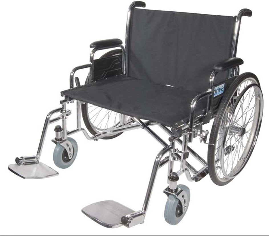 driveÂª Sentra HD Extra-Extra Wide Bariatric Wheelchair, 28-inch Seat Width