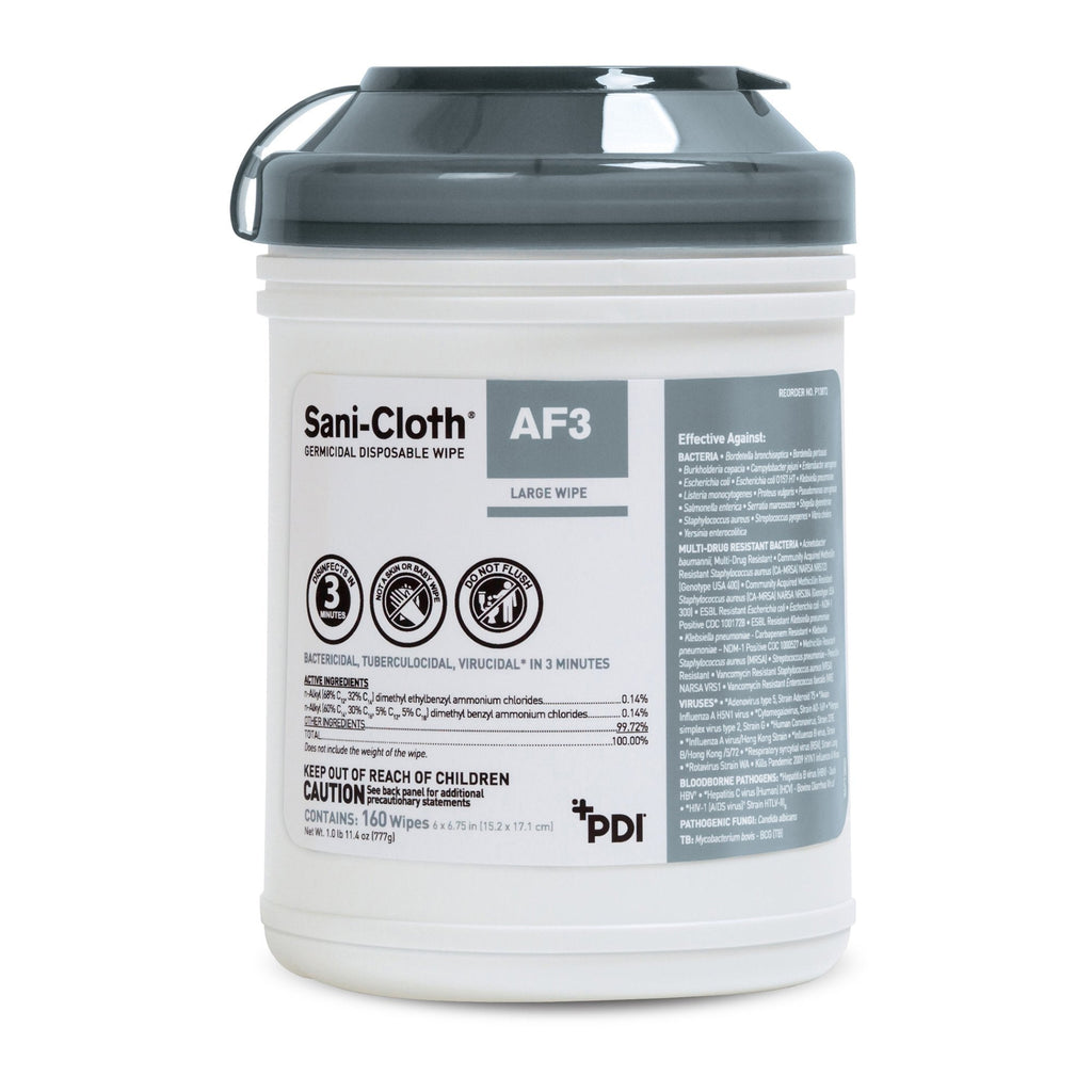 Sani-ClothÂ¨ AF3 Surface Disinfectant Cleaner Wipe, Large Canister