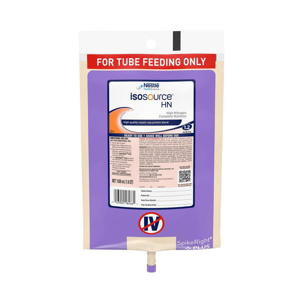 IsosourceÂ¨ HN Ready to Hang Tube Feeding Formula, 50.7 oz. Bag