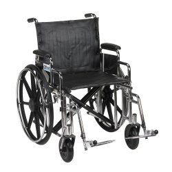 driveÂª Sentra Extra HD Bariatric Wheelchair, 20-Inch Seat Width