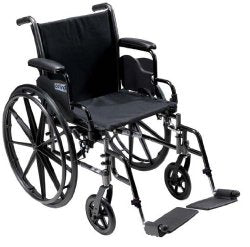 driveÂª Cruiser III Lightweight Wheelchair, 16-Inch Seat Width