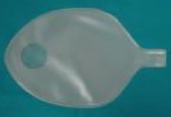 One-Piece Drainable Transparent Urinary Pouch, 10 Inch Length, 1/2 Inch Stoma