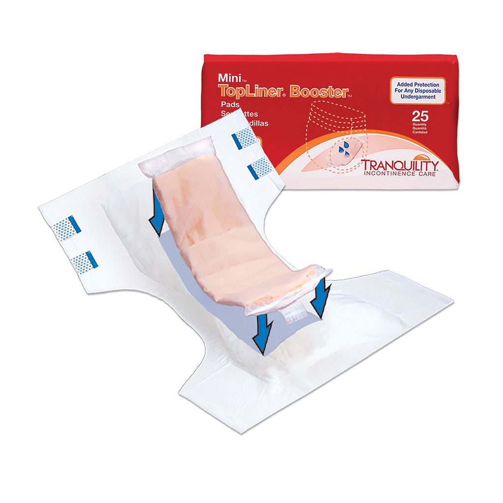 TopLinerÂª Mini Incontinence Booster Pad, 2_ x 10_ Inch