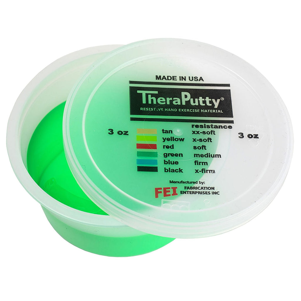 CanDoÂ¨ TheraPuttyÂª Exercise Material, Green, Medium, 3 oz.