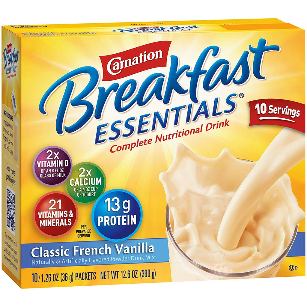 Carnation Breakfast EssentialsÂ¨ Vanilla Oral Supplement, 1.26 oz. Individual Packet