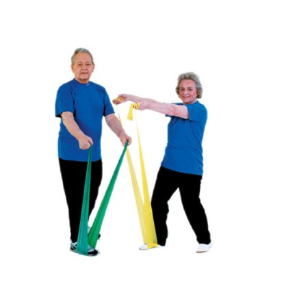 TheraBandÂ¨ Exercise Resistance Band, Blue, 5 Inch x 25 Yard, Heavy Resistance