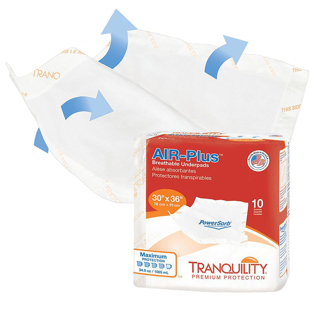 TranquilityÂ¨ AIR-PlusÂª Low Air Loss Underpad, 30 x 36 Inch