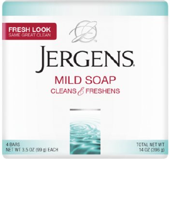 JergensÂ¨ Soap, 4 Bars per Pack