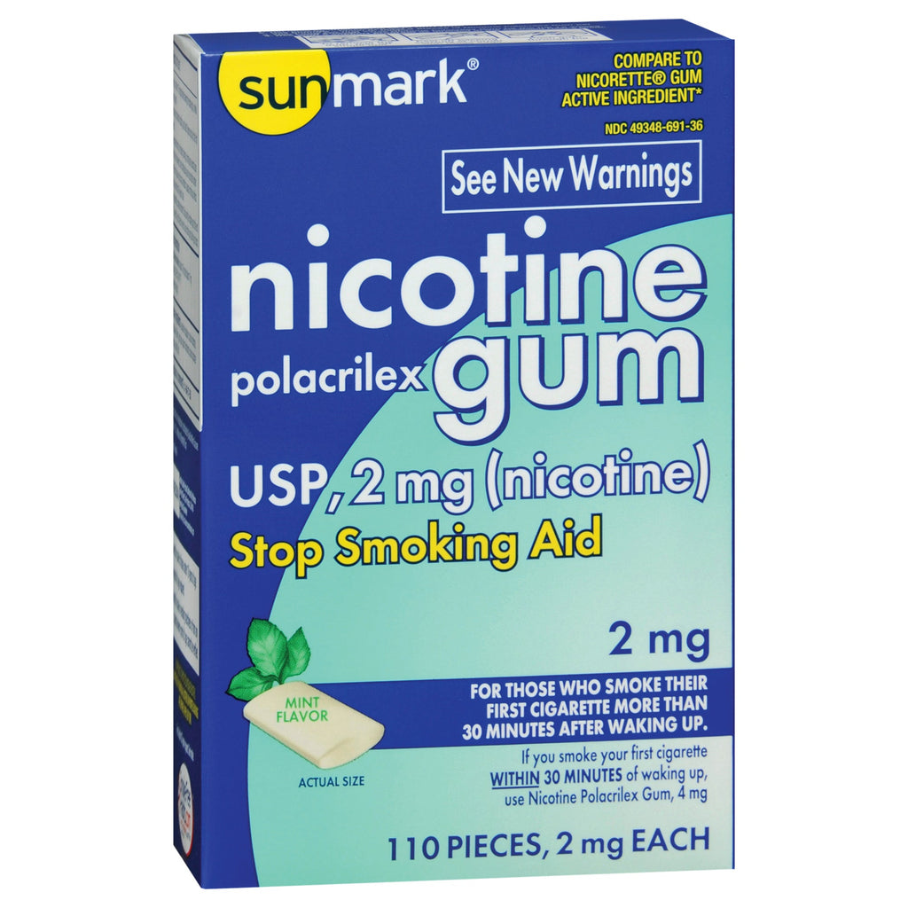 sunmarkÂ¨ 2 mg Nicotine Polacrilex Stop Smoking Aid