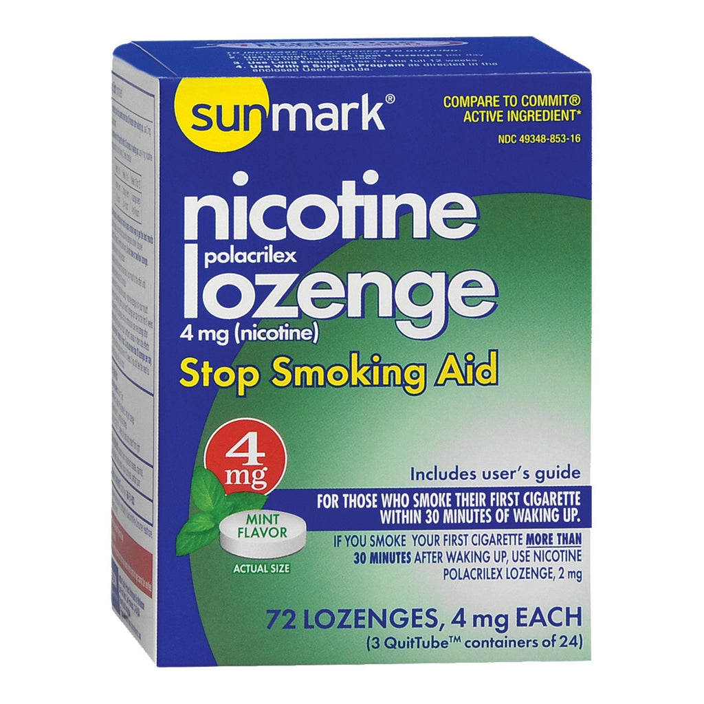 sunmarkÂ¨ 4 mg Nicotine Polacrilex Stop Smoking Aid