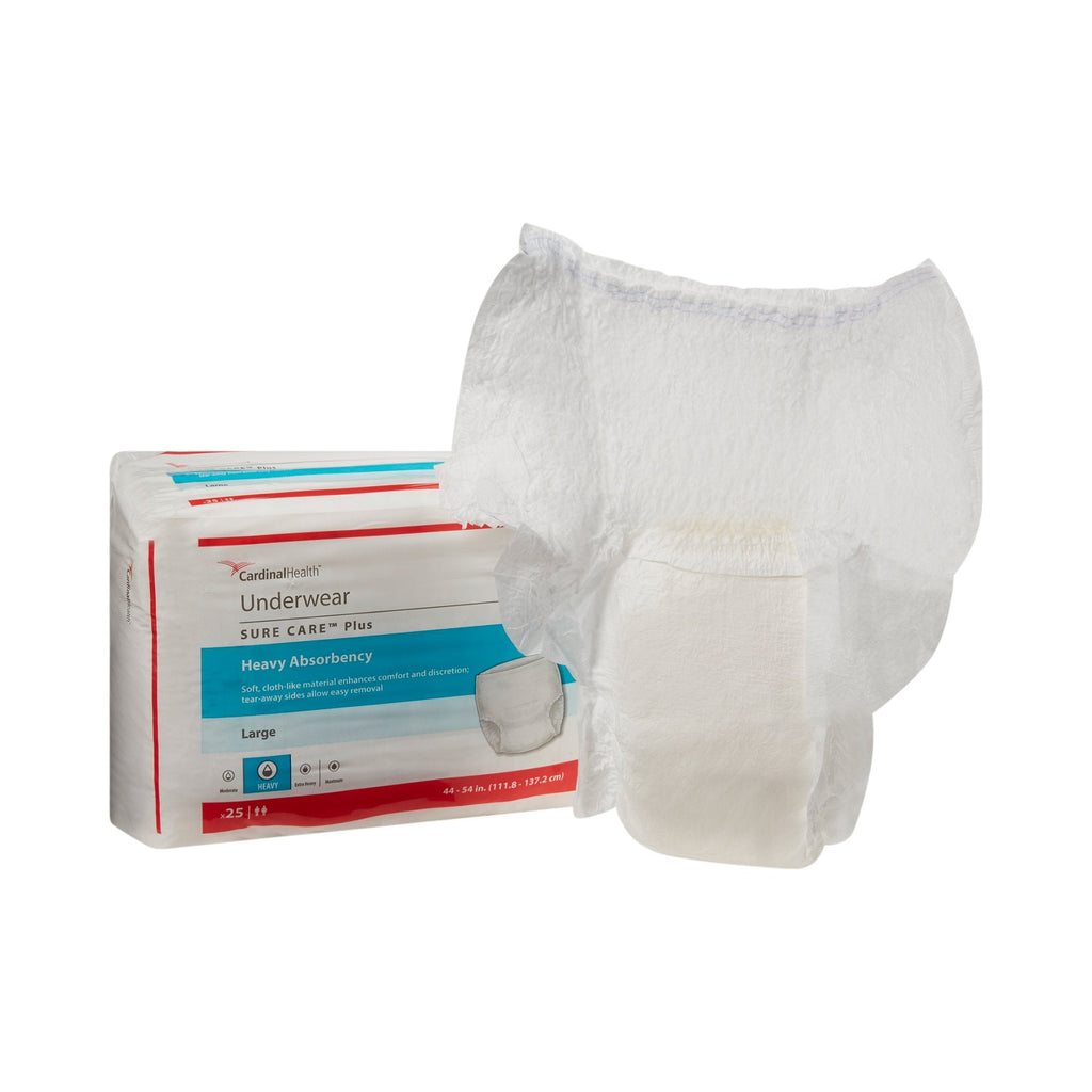 Sure CareÂª Plus Heavy Absorbent Underwear, Large