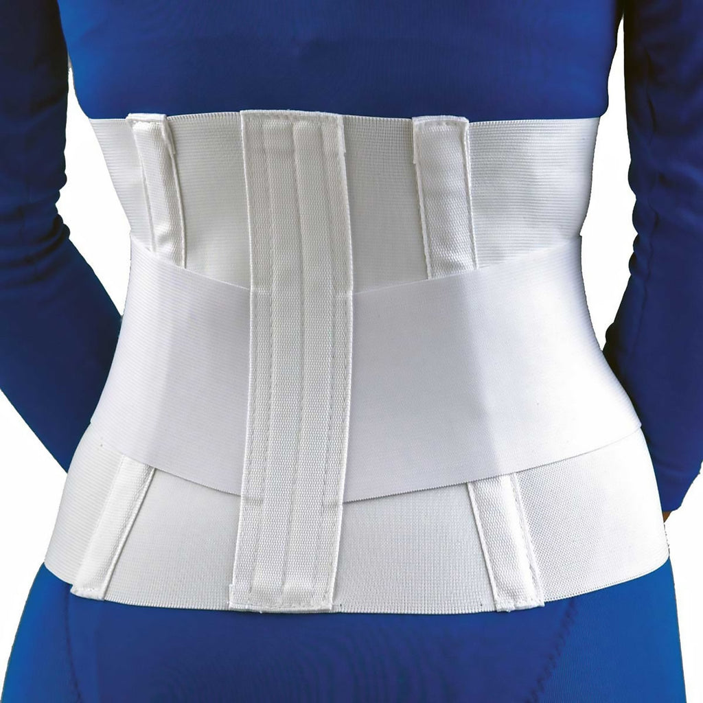 FLA OrthopedicsÂ¨ Lumbar Sacral Support with Overlapping Abdominal Belt, One Size Fits Most
