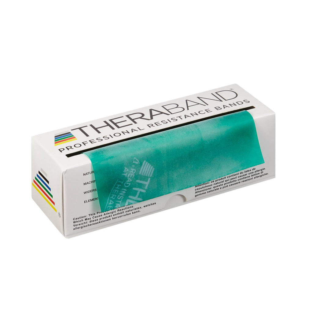 TheraBandÂ¨ Exercise Resistance Band, Green, 5 Inch x 6 Yard, Medium Resistance