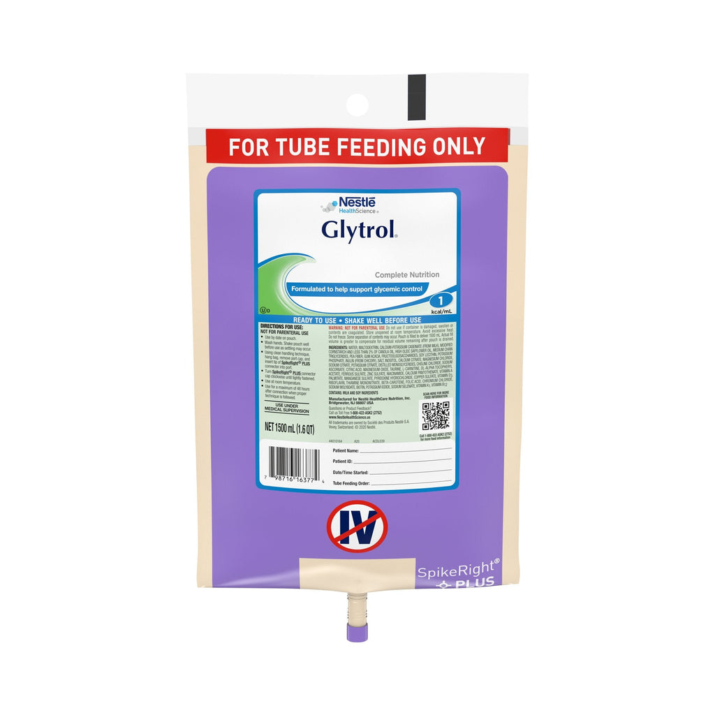 GlytrolÂ¨ Ready to Hang Tube Feeding Formula, 50.7 oz. Bag