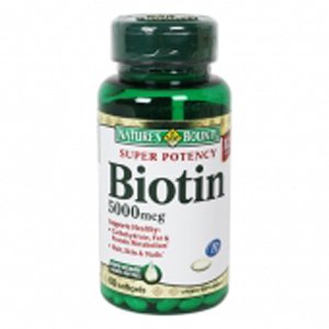 Nature's BountyÂ¨ Vitamin B7 Biotin Supplement