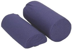 Fabrication Enterprises Full Round Roll Pillow, Foam, 4.75 in. Dia. x 10.75 in. L, Navy Blue