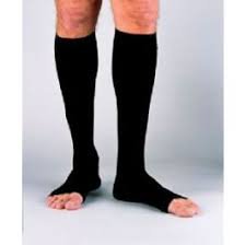 JOBSTÂ¨ Male Knee High Compression Open Toe Socks, Medium