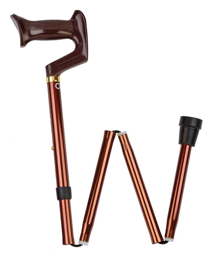 CarexÂ¨ York Foldable Cane, Aluminum, 33 - 37 in., Adjustable, Bronze