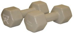 CanDoÂ¨ Vinyl Coated Dumbbell Pair