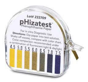 pHizatest* Vaginal pH Test Paper in Dispenser