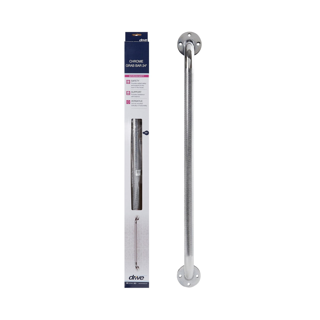 driveÂª Wall Grab Bar, Chrome, 24 Inch