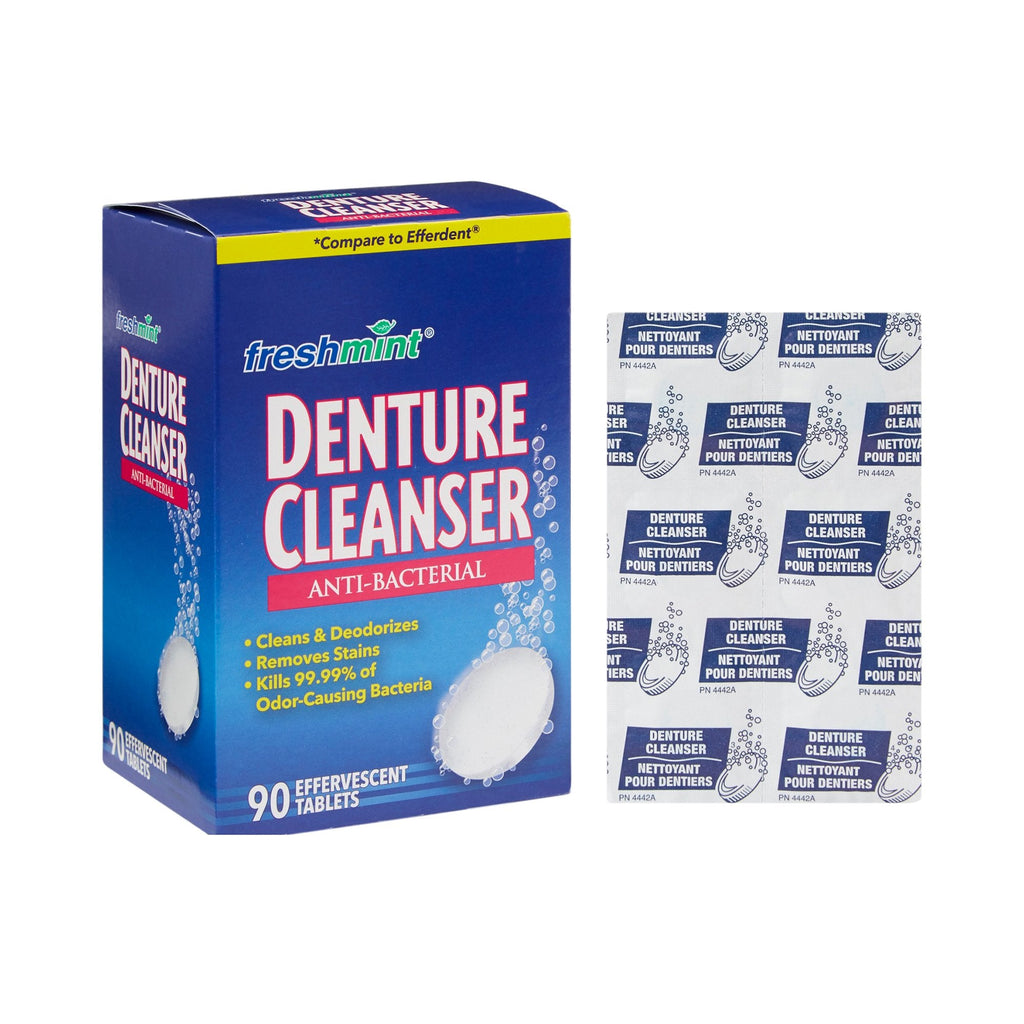 freshmintÂ¨ Denture Cleanser Anti-Bacterial Tablets