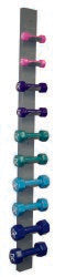 CanDoÂ¨ Dumbbell Set With Wall Rack