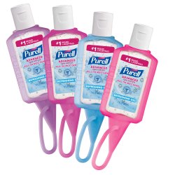 Purell Advanced Hand Sanitizer Ethyl Alcohol Gel Bottle, 1 oz