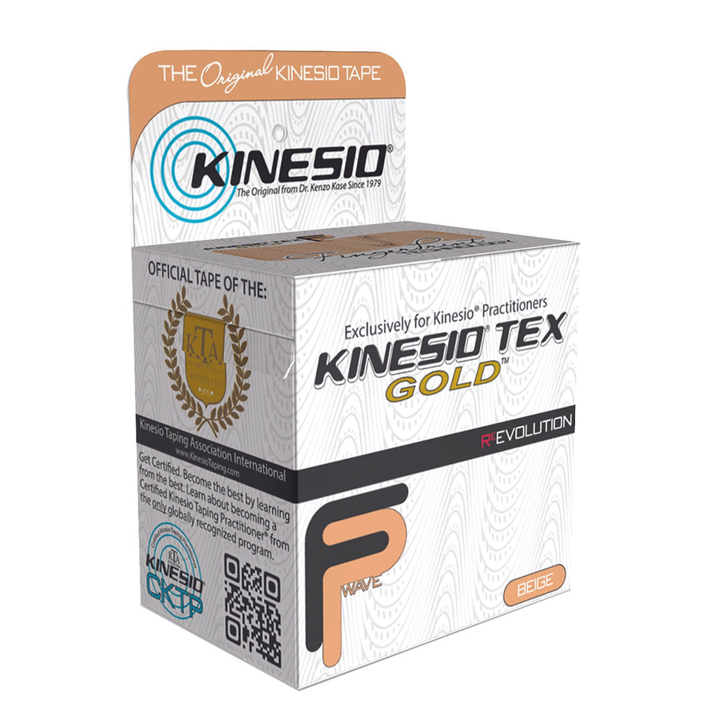KinesioÂ¨ Tex GoldÂª FP Cotton Kinesiology Tape, 2 Inch x 5_ Yard, Beige