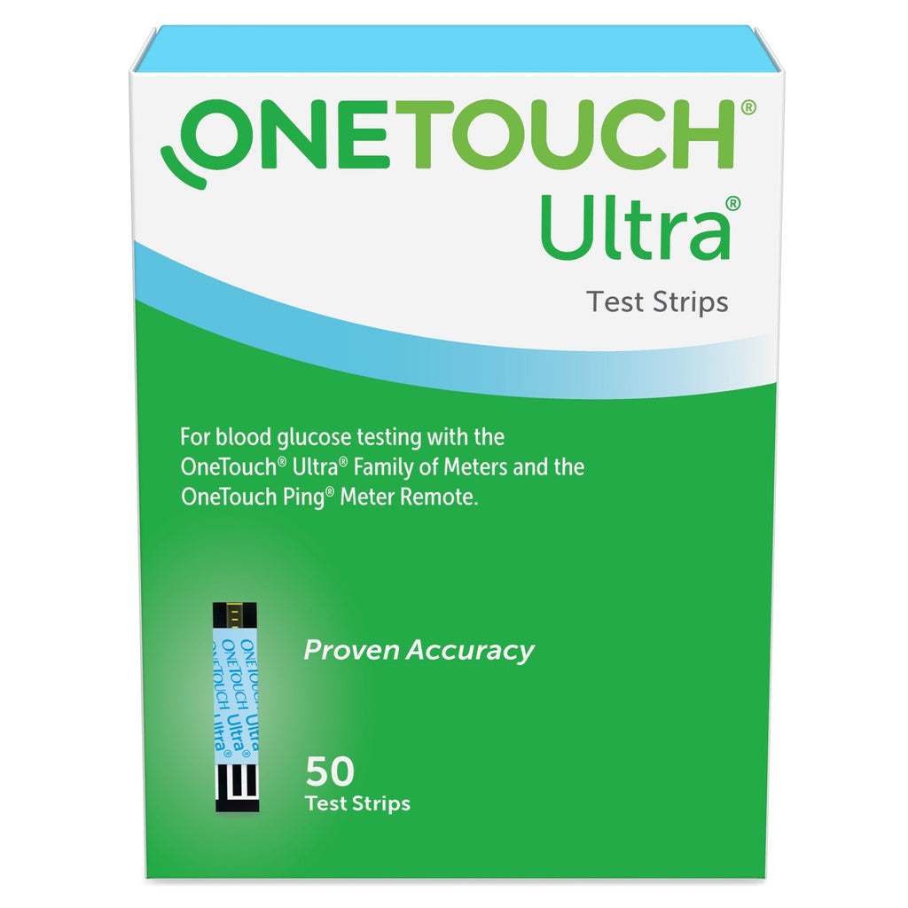 OneTouchÂ¨ UltraÂ¨ Blue Blood Glucose Test Strip