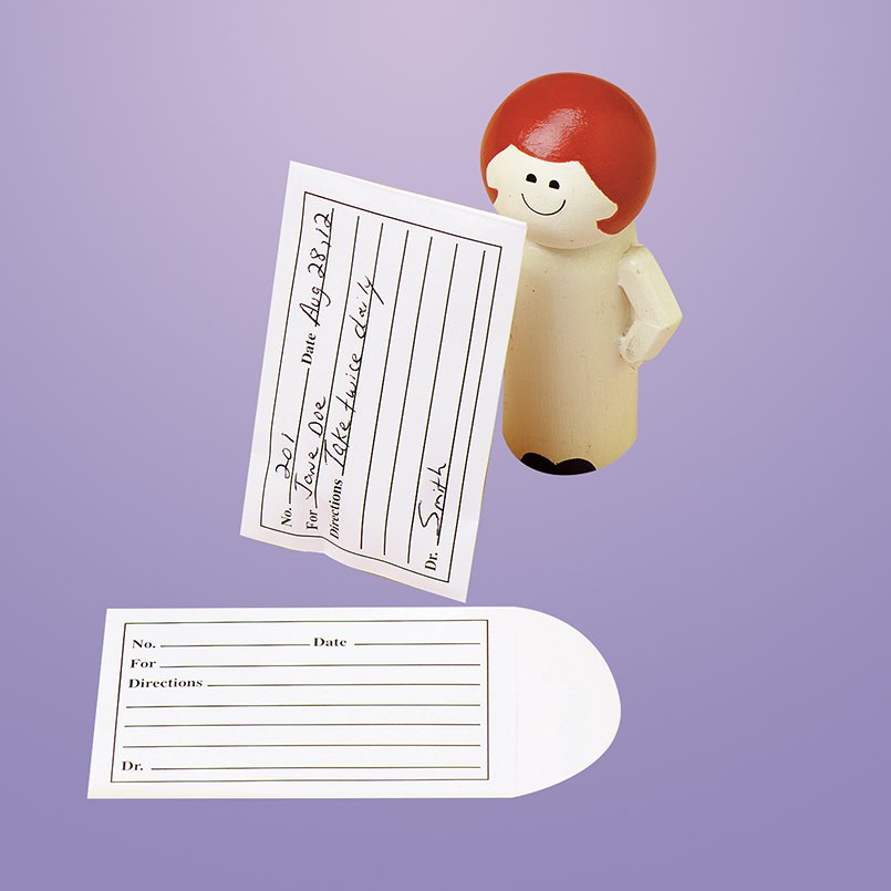 Health Care Logistics Pill Envelope