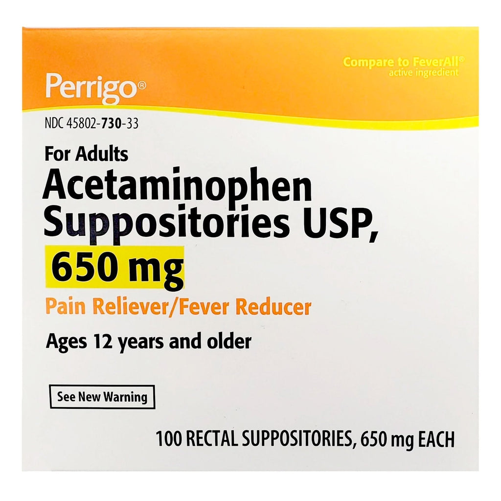 Acetaminophen Pain Relief Rectal Suppositories