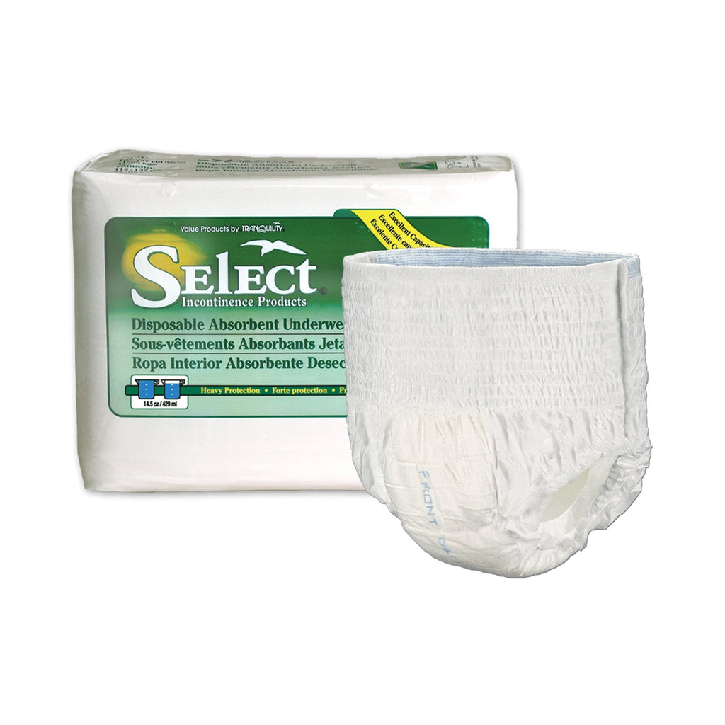 SelectÂ¨ Heavy Protection Absorbent Underwear, Small