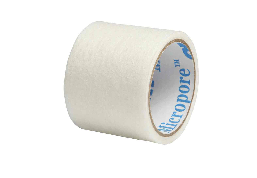 3Mª Microporeª Plus Paper Medical Tape, 1 Inch x 1-1/2 Yard, White