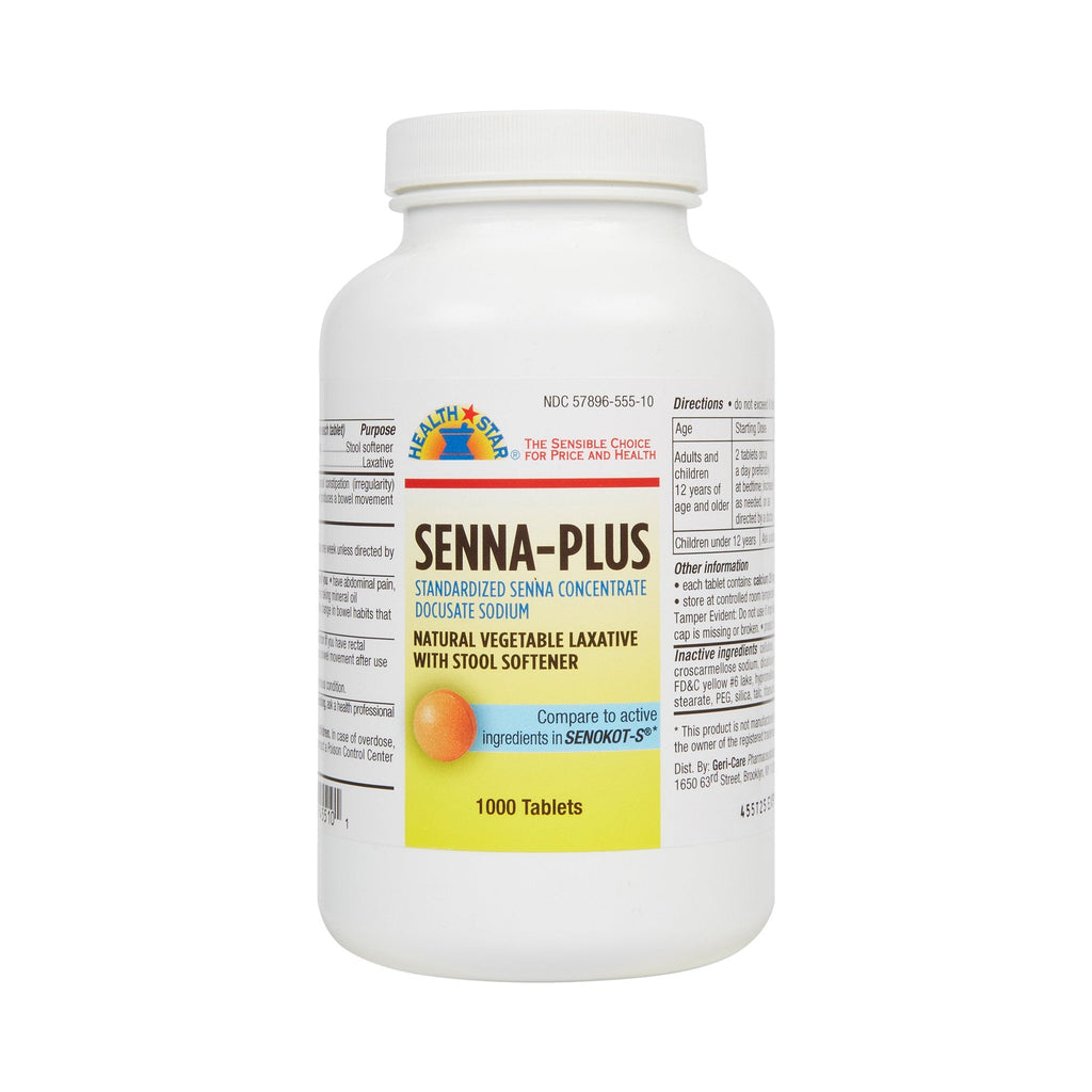 Geri-CareÂ¨ Senna Plus Docusate Sodium / Sennosides Stool Softener