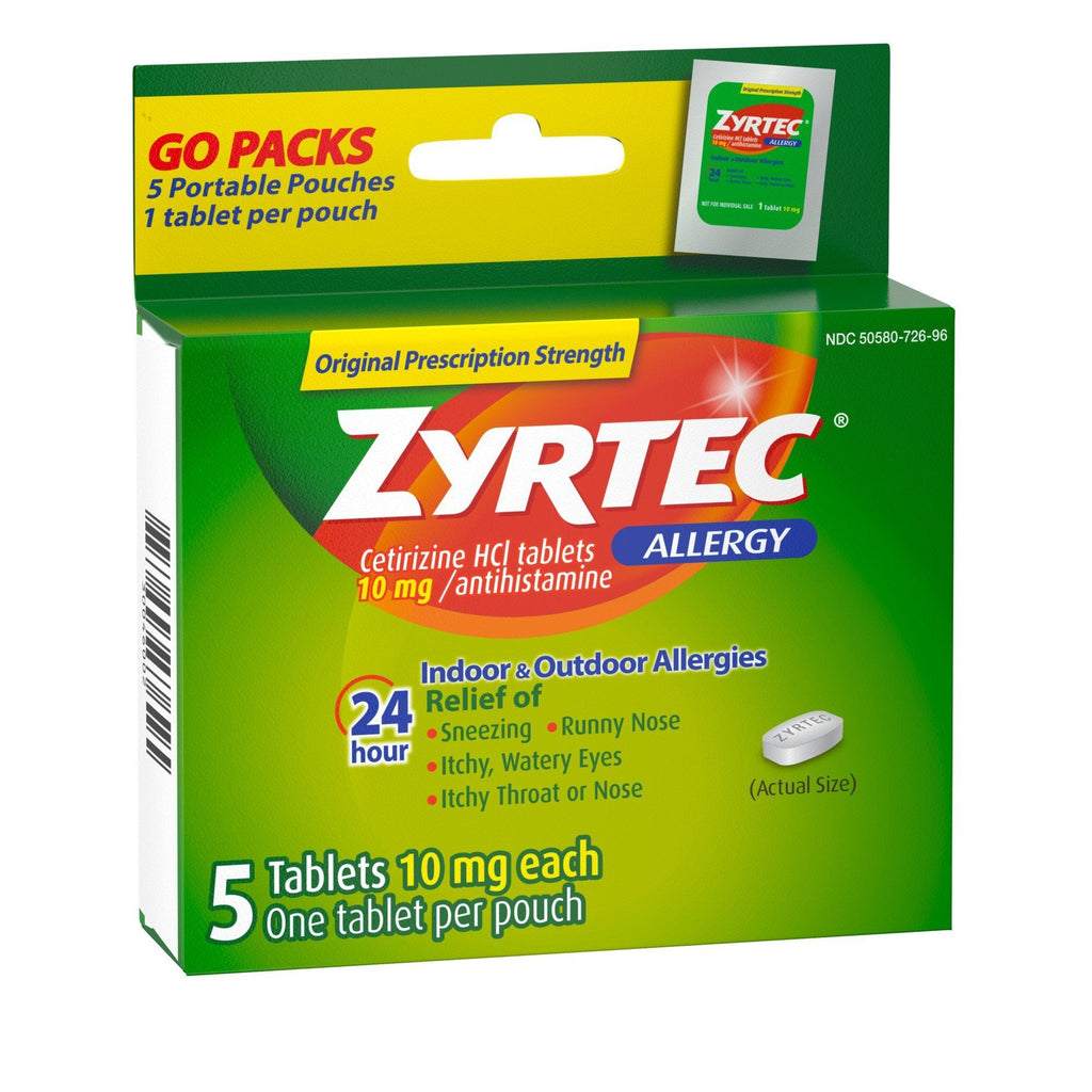 Zyrtec Allergy Relief 10 mg Strength Tablet