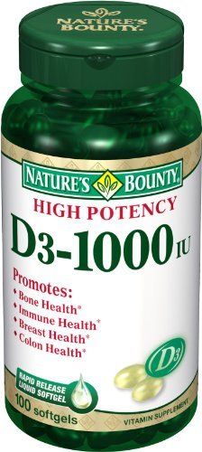 Nature's BountyÂ¨ Vitamin D-3 Supplement