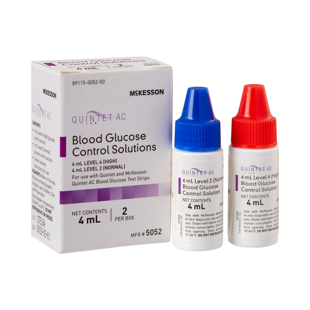 McKesson Quintet ACÂ¨ Glucose Control Solution, 4 mL
