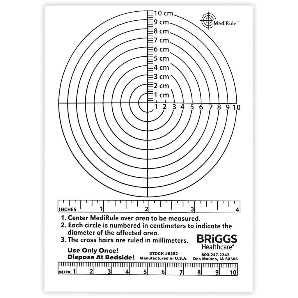 BriggsÂ¨ MediRuleÂª Wound Measuring Device