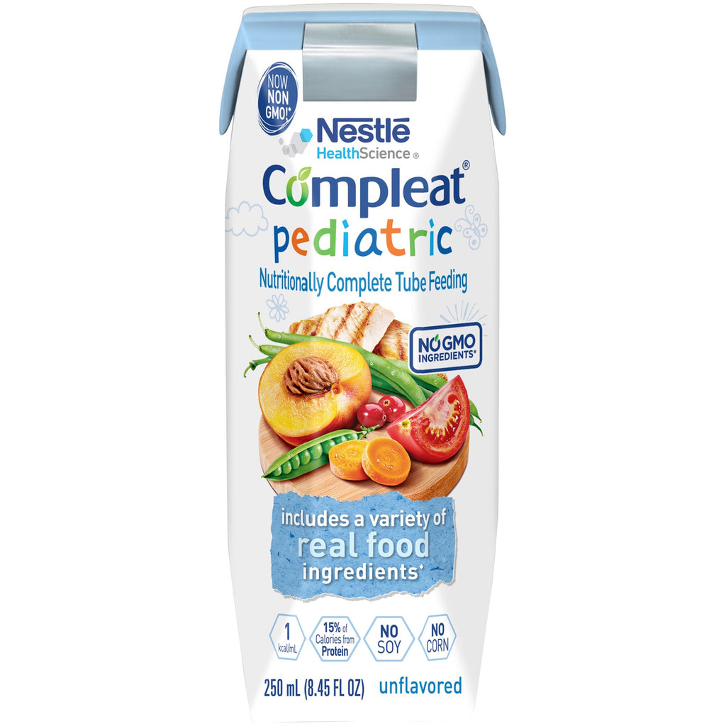CompleatÂ¨ Pediatric Ready to Use Pediatric Tube Feeding Formula, 8.45 oz. Carton