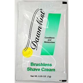 DawnMistÂ¨ Shaving Cream 0.25 oz. Individual Packet