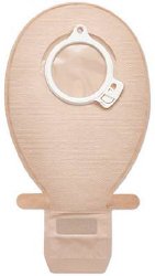 SenSuraÂ¨ Flex Two-Piece Drainable Transparent Filtered Ostomy Pouch Kit, Maxi Length, 3/8 to 2_ Inch Stoma
