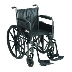 driveÂª Silver Sport 2 Wheelchair, 18-inch Seat Width