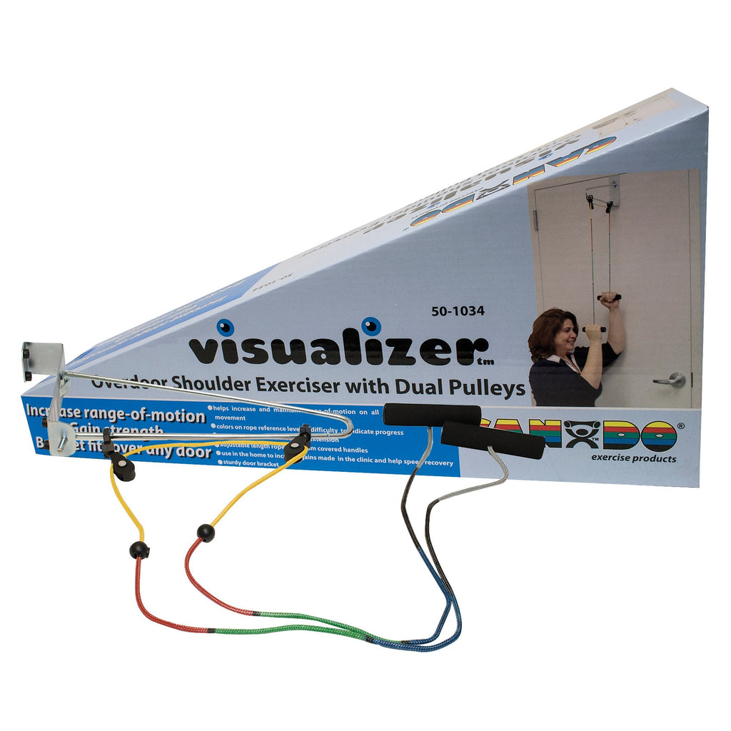 CanDoÂ¨ VisualizerÂ¨ Overdoor Shoulder Double Pulley with Door Bracket