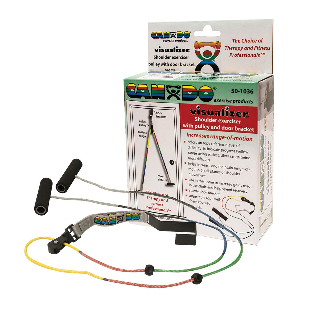 CanDoÂ¨ VisualizerÂ¨ Overdoor Shoulder Single Pulley with Door Bracket