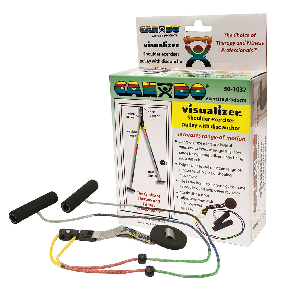 CanDoÂ¨ VisualizerÂ¨ Overdoor Shoulder Single Pulley with Door Disc