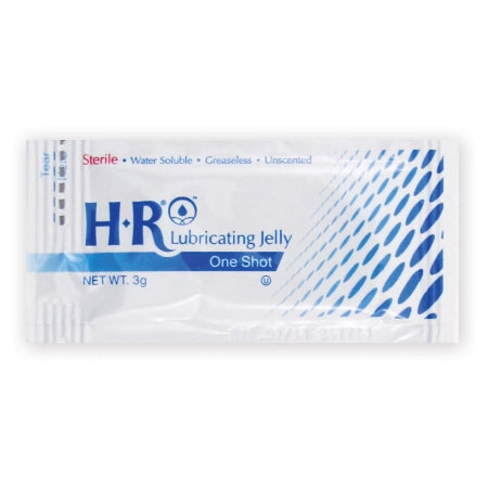 HR® One Shot® Sterile Lubricating Jelly - 3 Gram